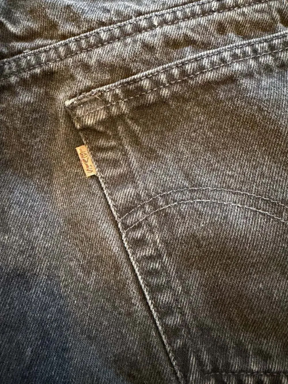 Vintage Levi Strauss Signature 540 Relaxed Fit Black Denim Jeans Size 36x29